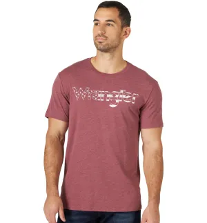 112319278 - Wrangler T-Shirt - Burgundy Heather