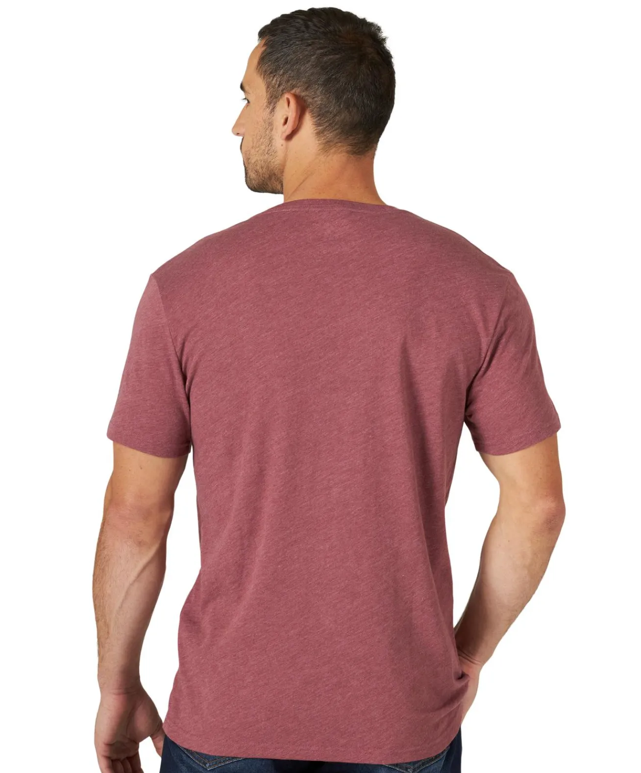 112319278 - Wrangler T-Shirt - Burgundy Heather