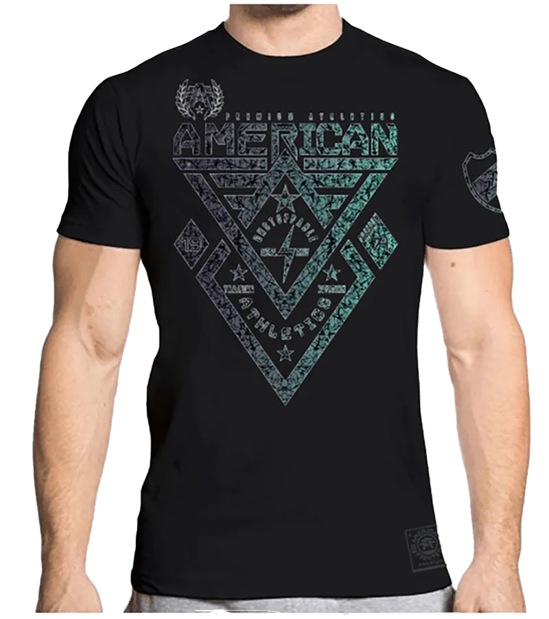 American Fighter Men's Fit Alaska Tee Black Shirt