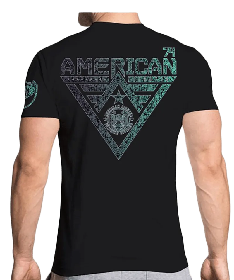 American Fighter Men's Fit Alaska Tee Black Shirt