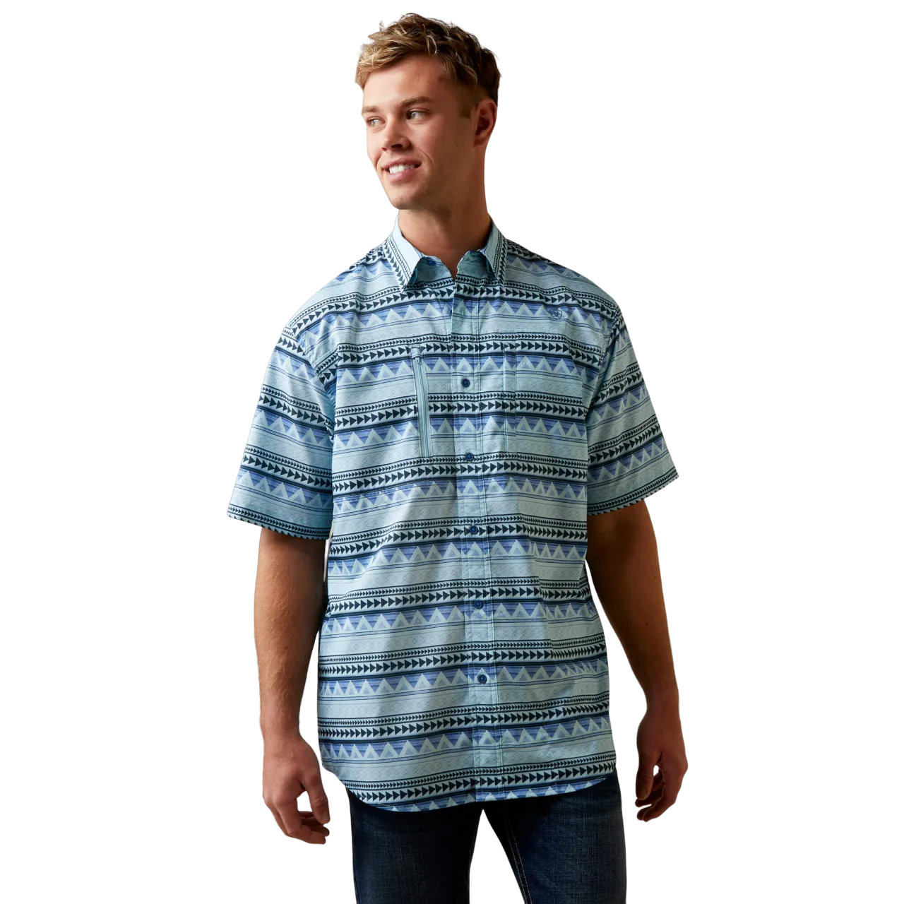 Ariat Men's Ashleigh Blue Classic Fit Shirt