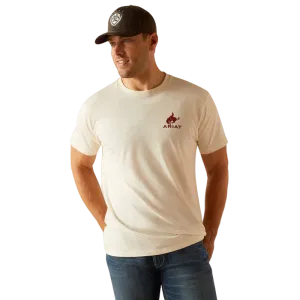 Ariat Men's Bronco Flag Off White T-Shirt