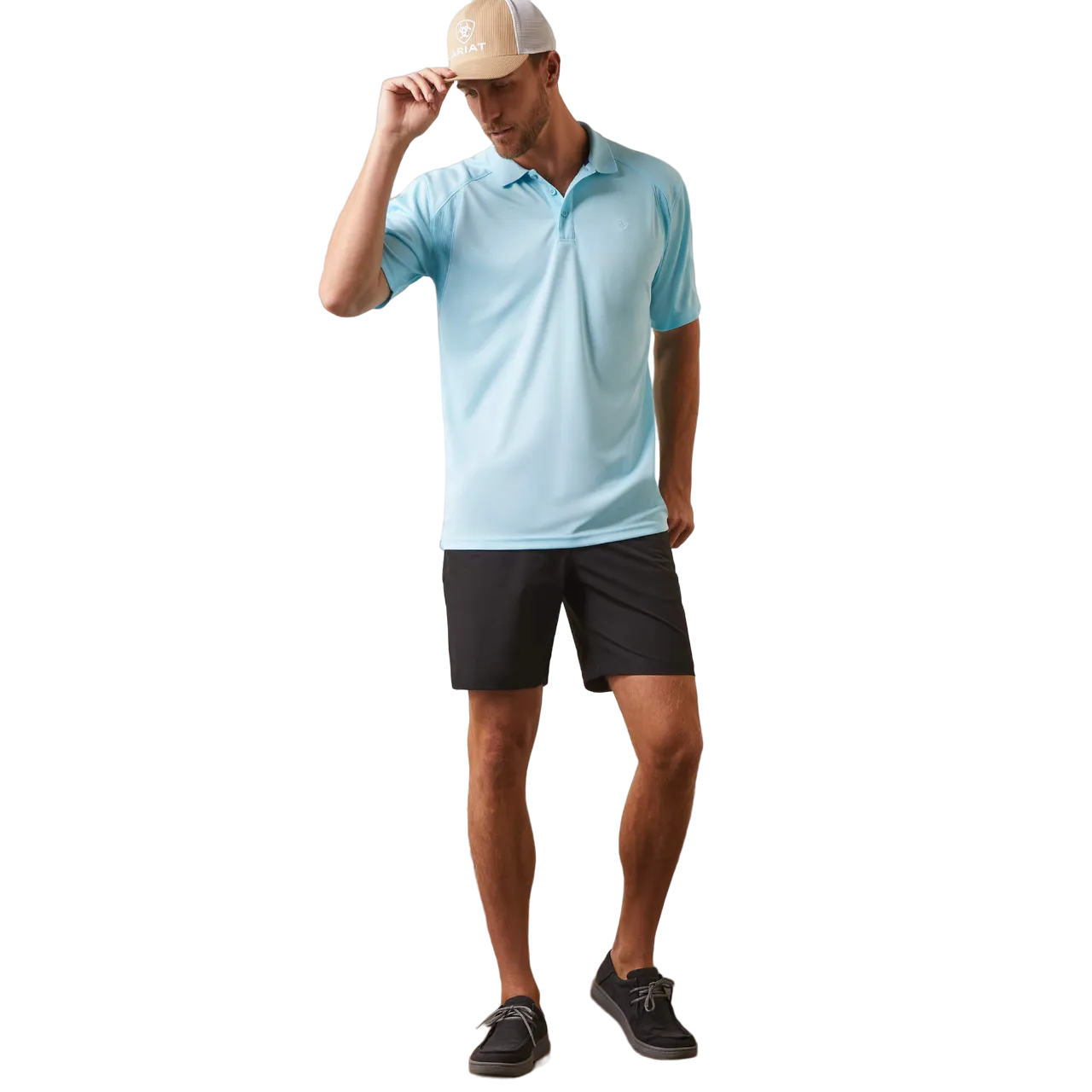 Ariat Men's Cenote Aqua Ac Polo