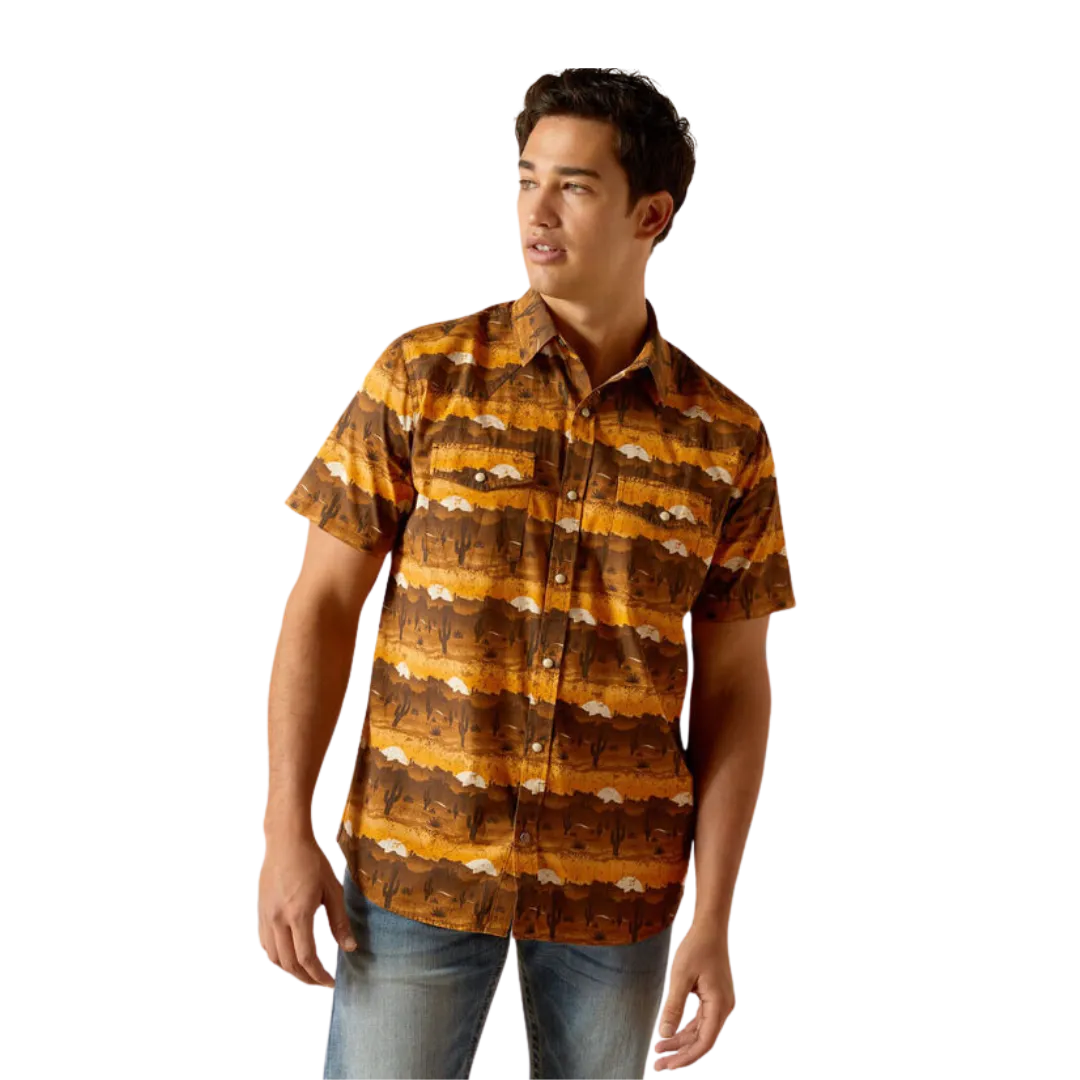 Ariat Men's Heath Retro Fit Mink Shirt