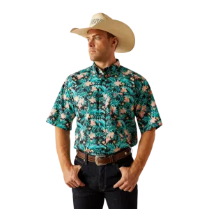 Ariat Men's Jillian Tropical Print Black Shirt