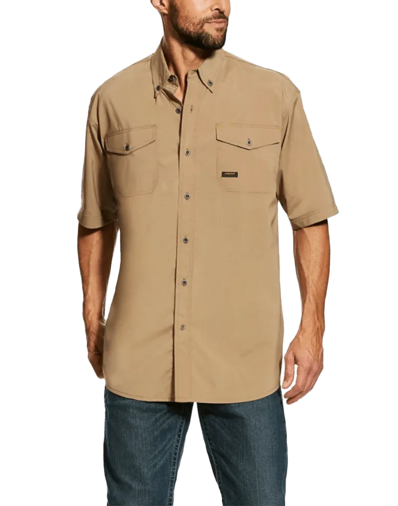 Ariat Men's Rebar Made Tough VentTEK Short Sleeve Work Shirt