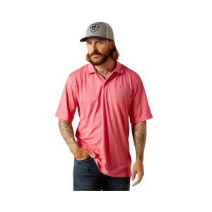 Ariat Men's Tek Polo Hot Rose Shirt