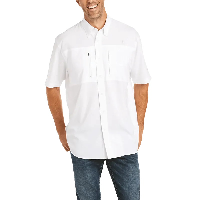 Ariat Men's White VentTek Classic Fit Shirt