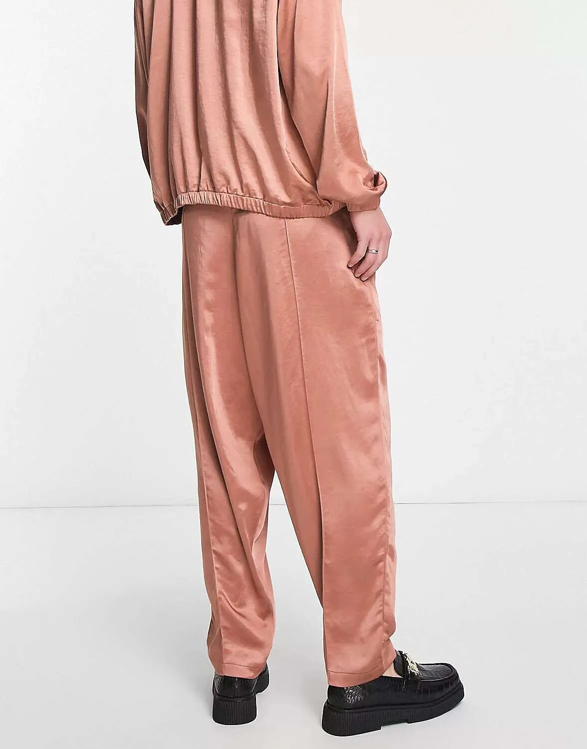 ASOS Satin Extreme Wide Leg Pants