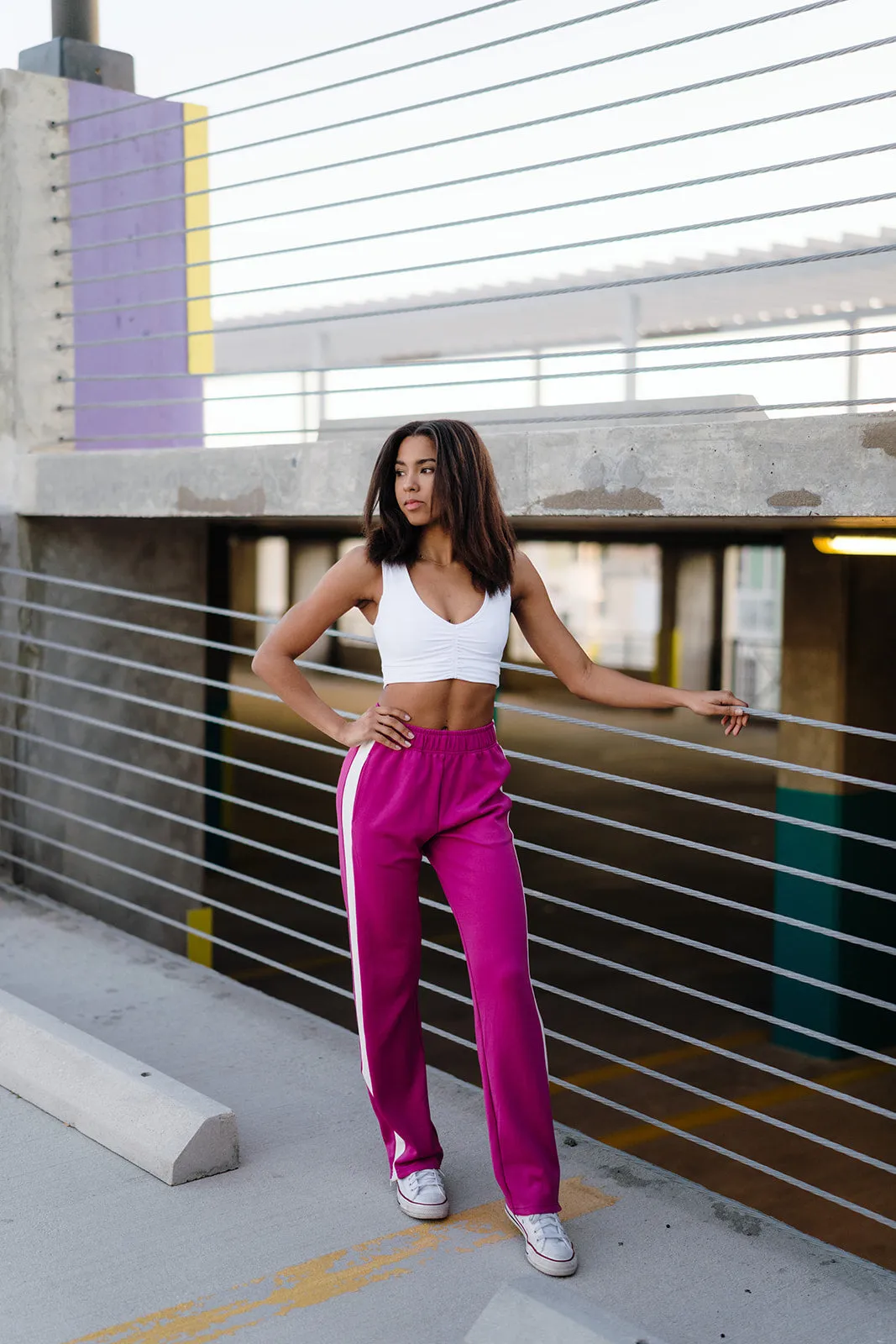 Azalea Zip Track Pant