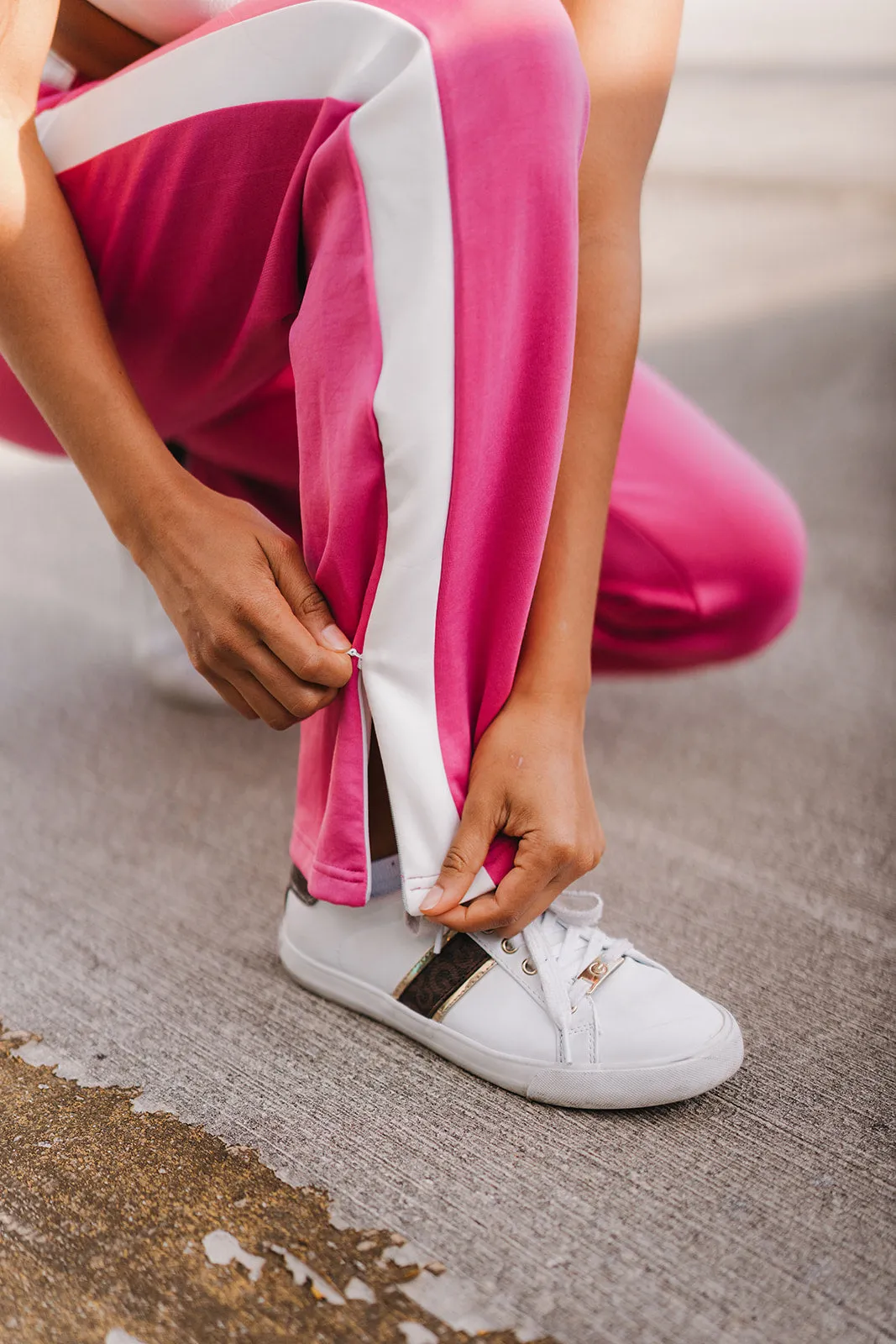 Azalea Zip Track Pant