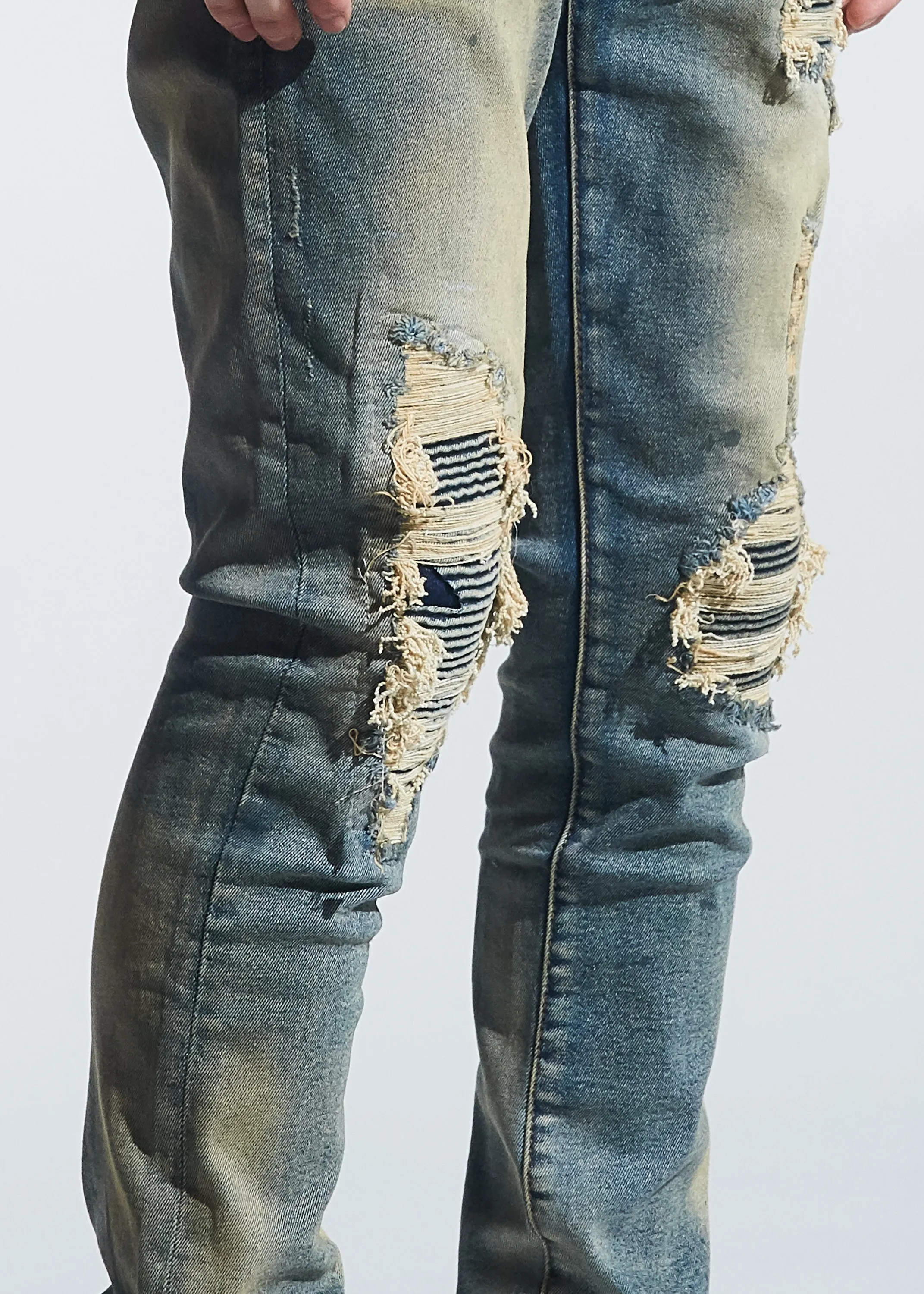 Barrett Rip & Repair Denim (Vintage Dirty Wash)