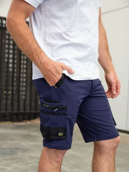 Bisley Flex & Move 4 Way Stretch Zip Cargo Shorts BSHC1332