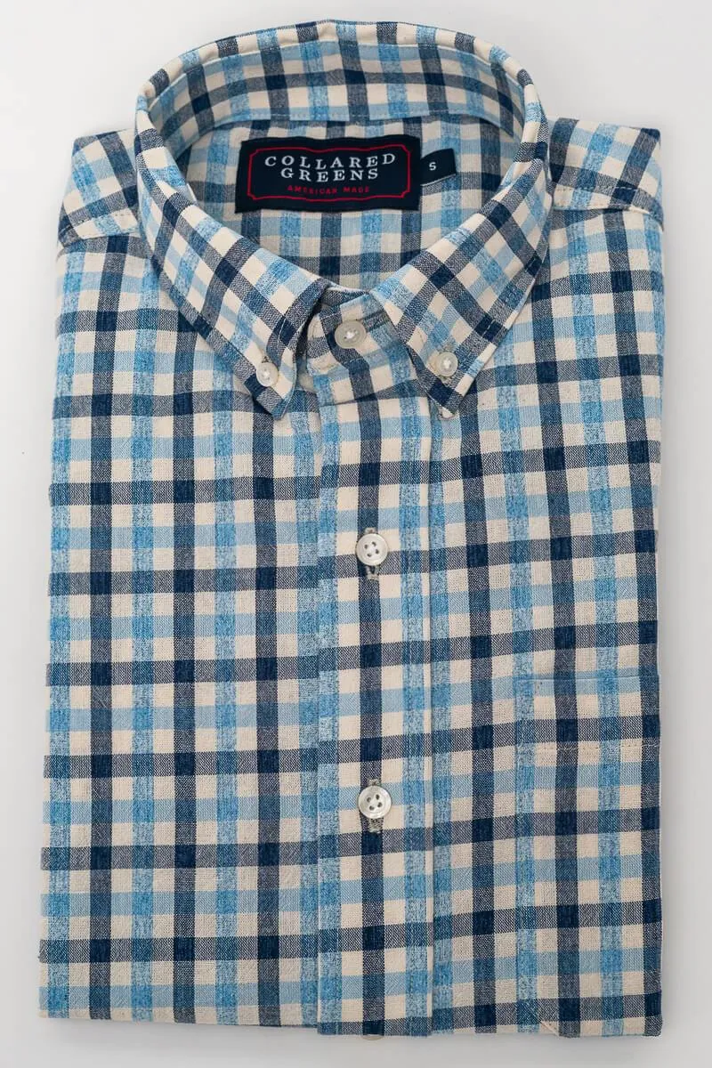 Bolton: Brookline Button Down Shirt - Blues