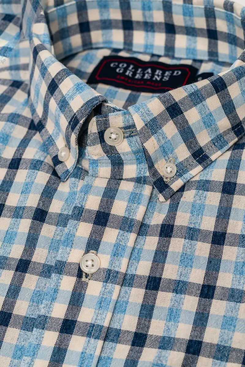 Bolton: Brookline Button Down Shirt - Blues