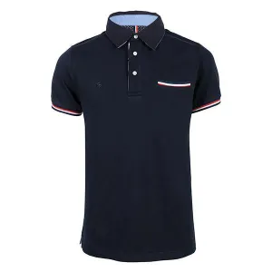 BOYS SHORT SLEEVE POLO T-SHIRT - NAVY BLUE