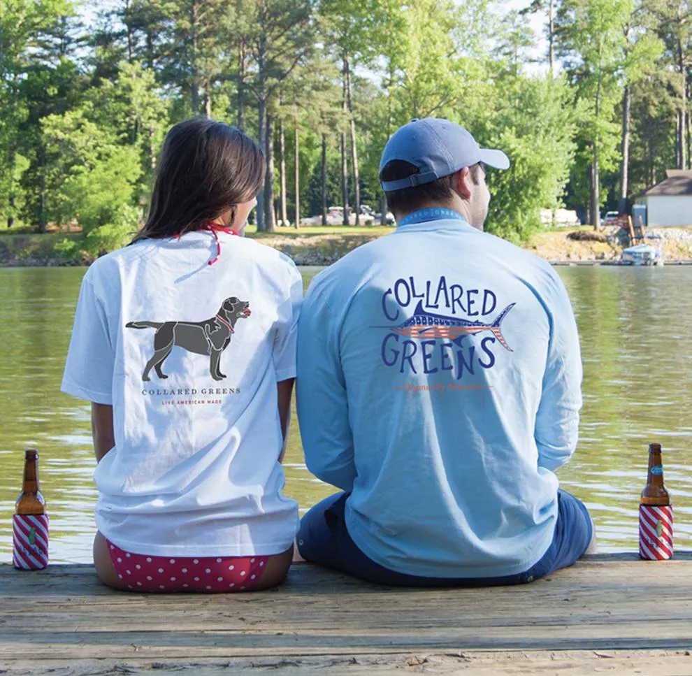 Brook Trout: Short Sleeve T-Shirt - White