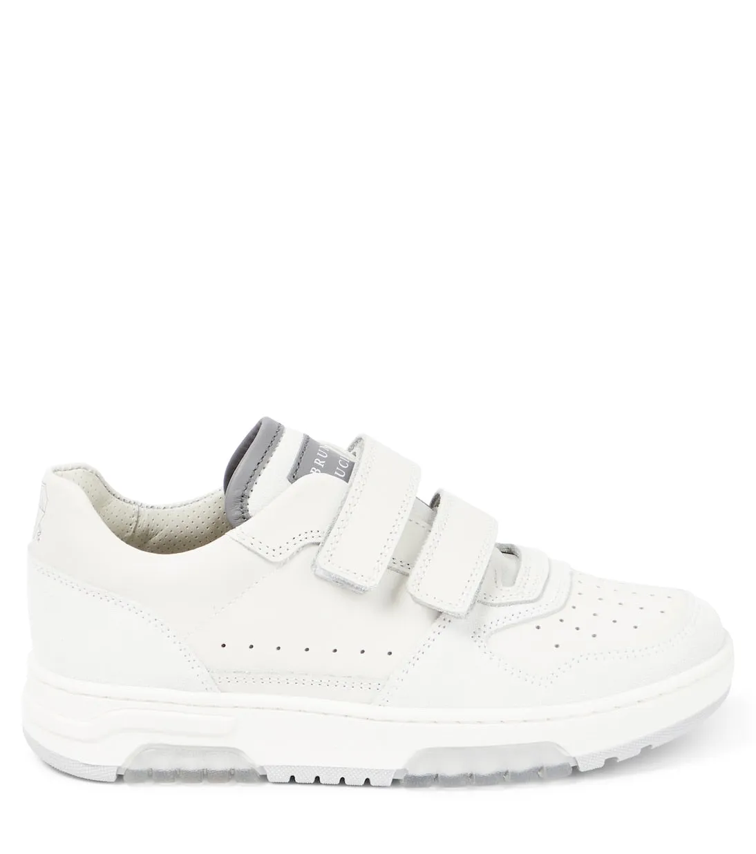 Brunello Cucinelli leather sneakers, white