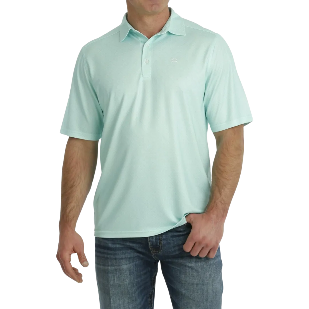 Cinch Men's Arena Flex Mint Polo Shirt