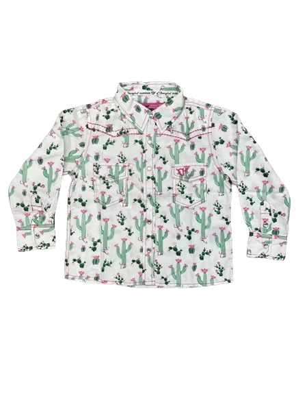 Cowboy Hardwear Kid's Floral Cactus Shirt