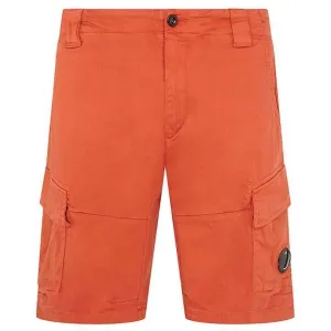 CP COMPANY Lens Cargo Shorts Orange