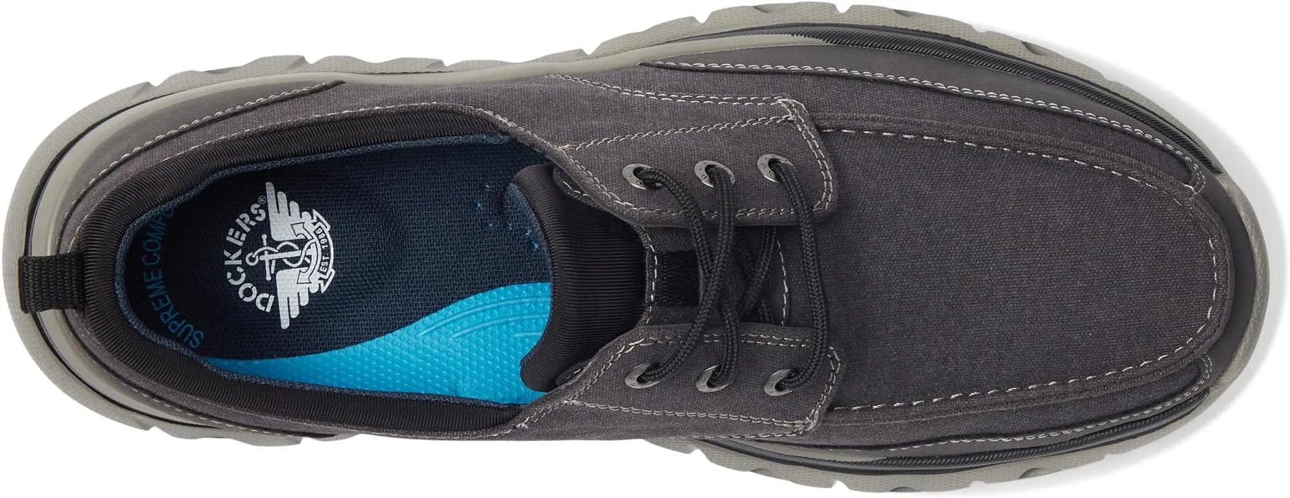 Creston Dockers boat shoes, black