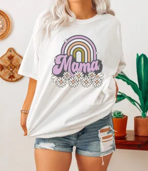 Daisy Rainbow Mama Graphic Tee