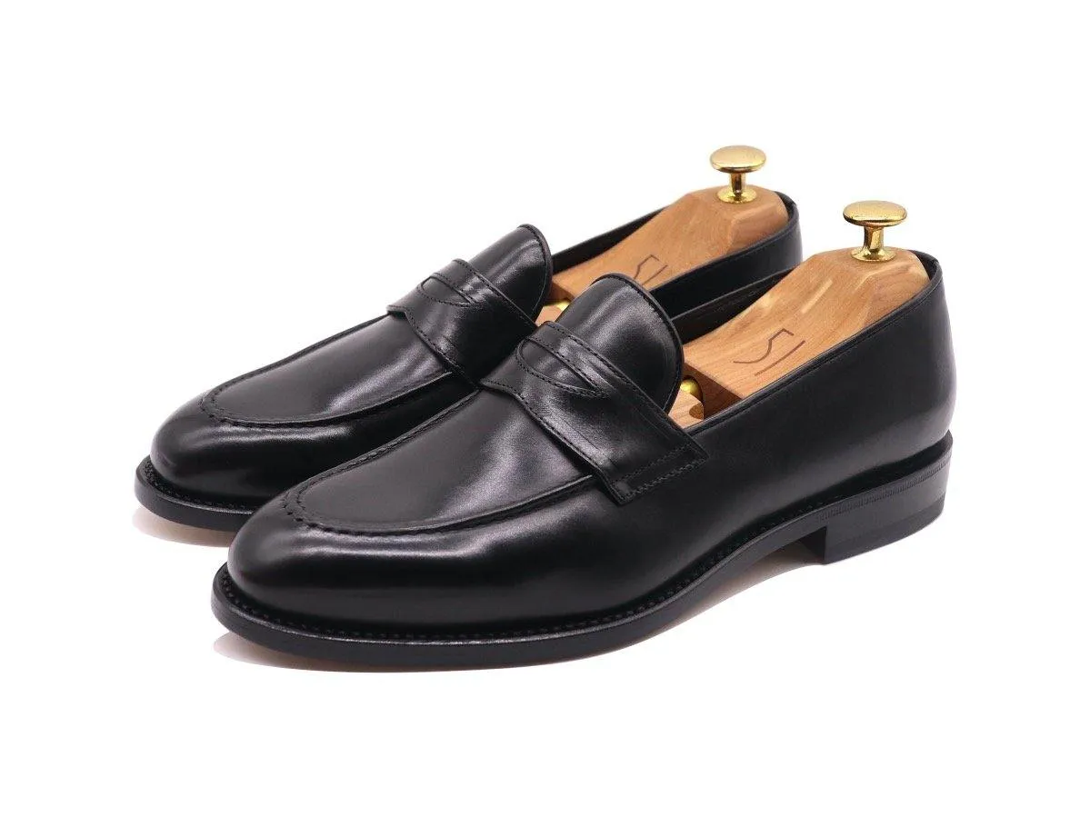 Dejon Men's Calf Leather Loafers - Black