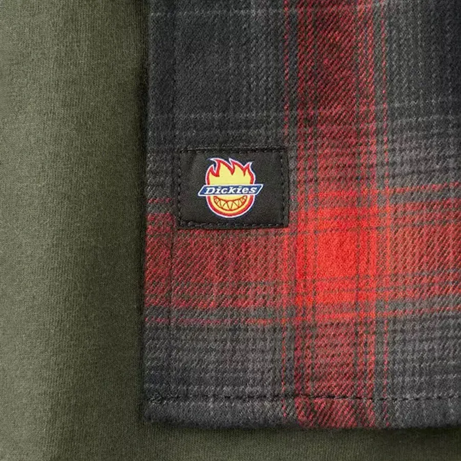 Dickies X Spitfire Flannel - Red Ochre