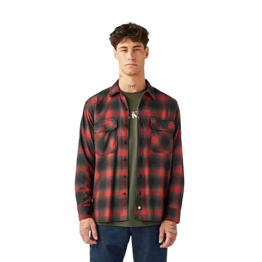 Dickies X Spitfire Flannel - Red Ochre