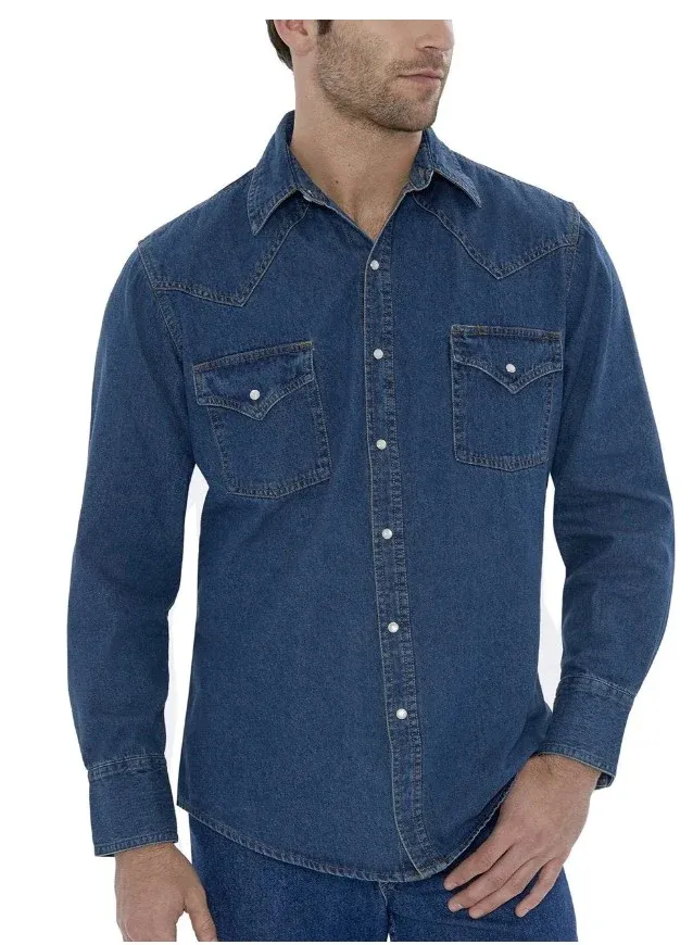 Ely & Walker Men´s Classic Denim Western Shirt