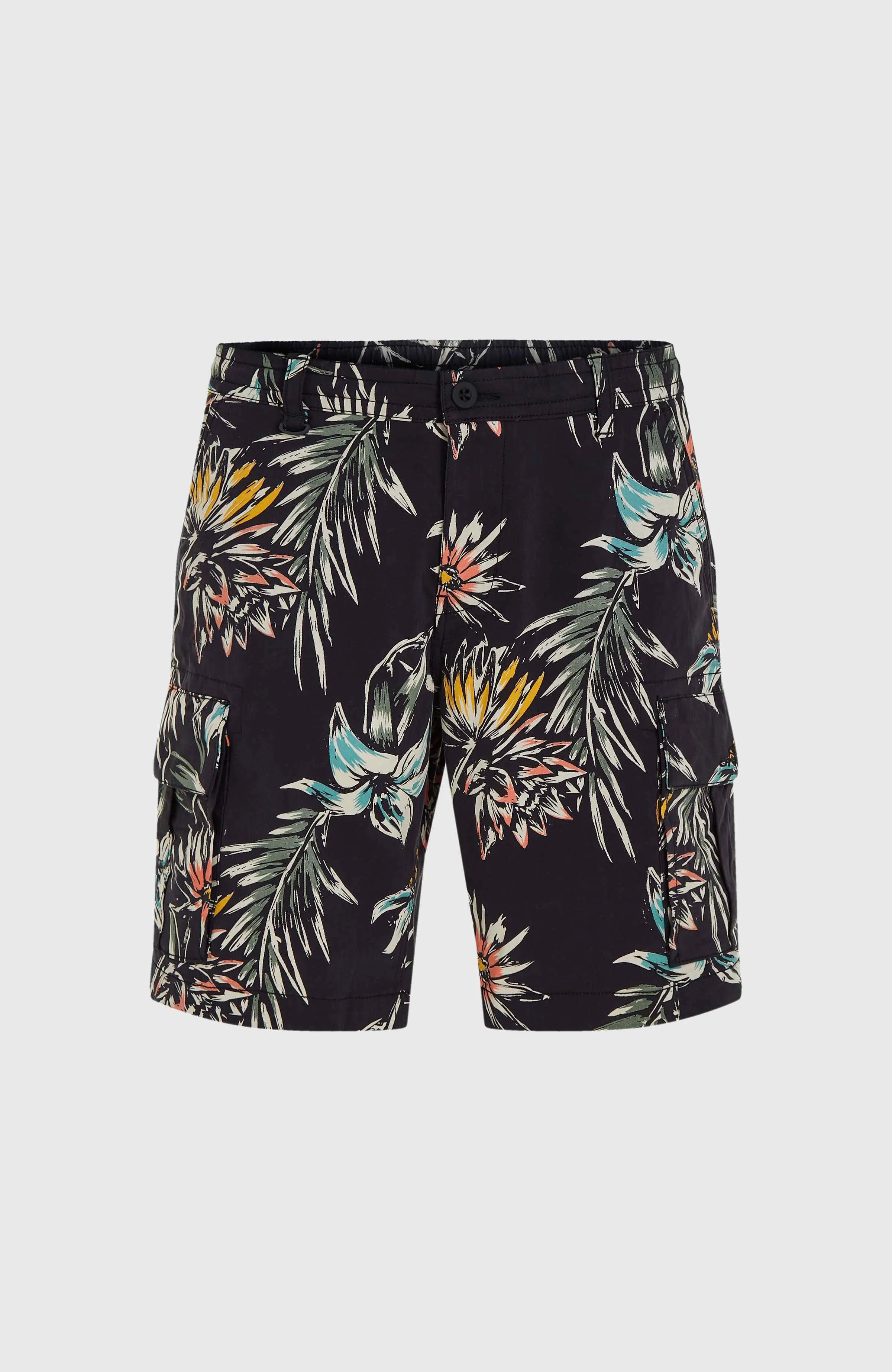 Essentials Cargo Shorts | Black Tropicana