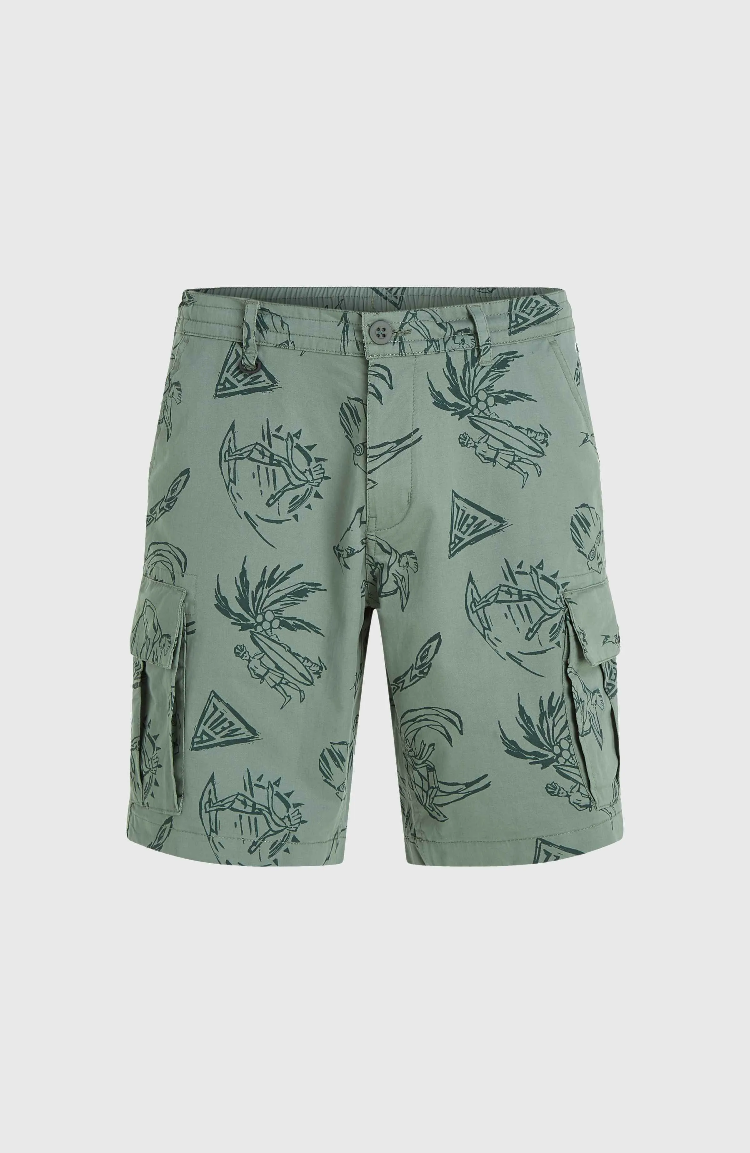 Essentials Cargo Shorts | Green Vintage Surfer