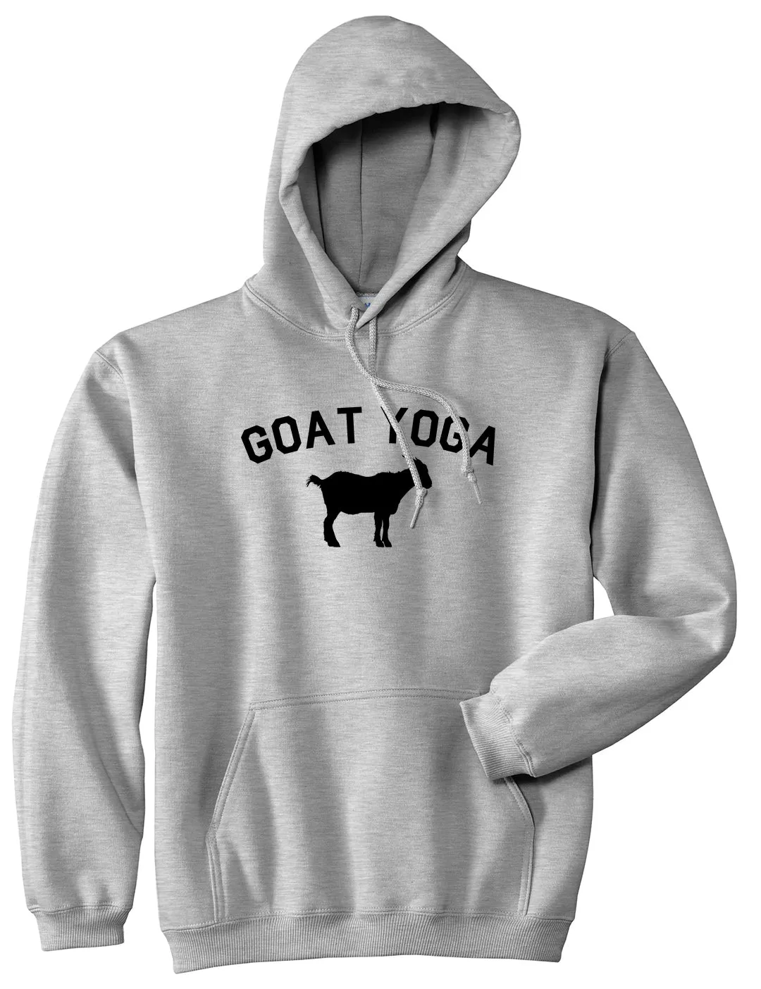 Goat Yoga Namaste Mens Pullover Hoodie