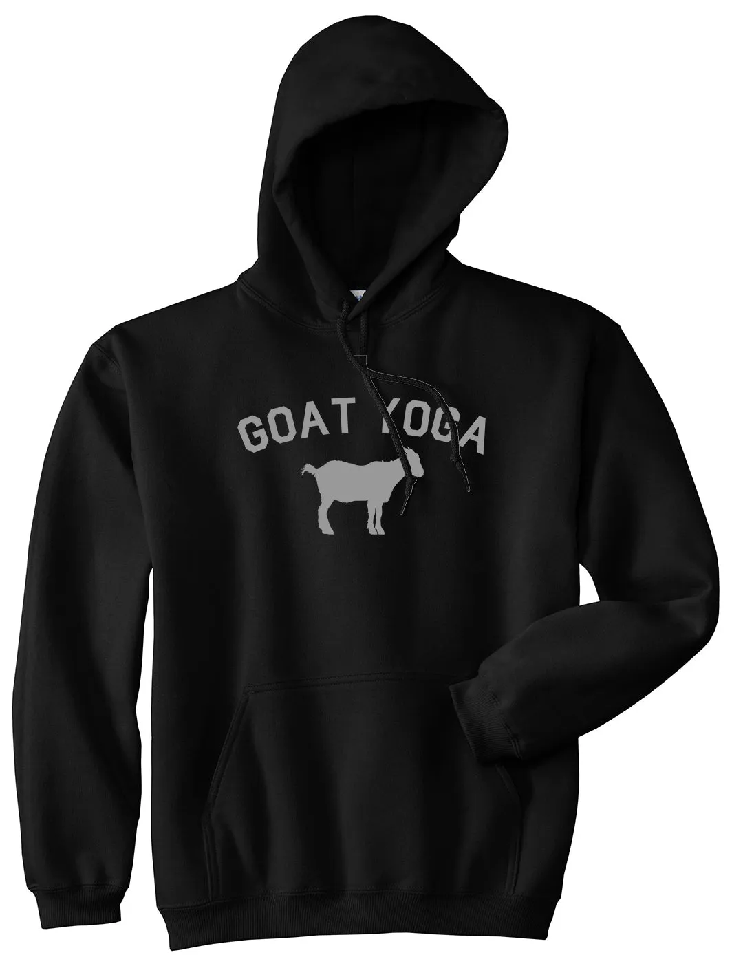 Goat Yoga Namaste Mens Pullover Hoodie