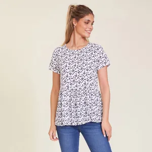 Grace Top (White Floral)