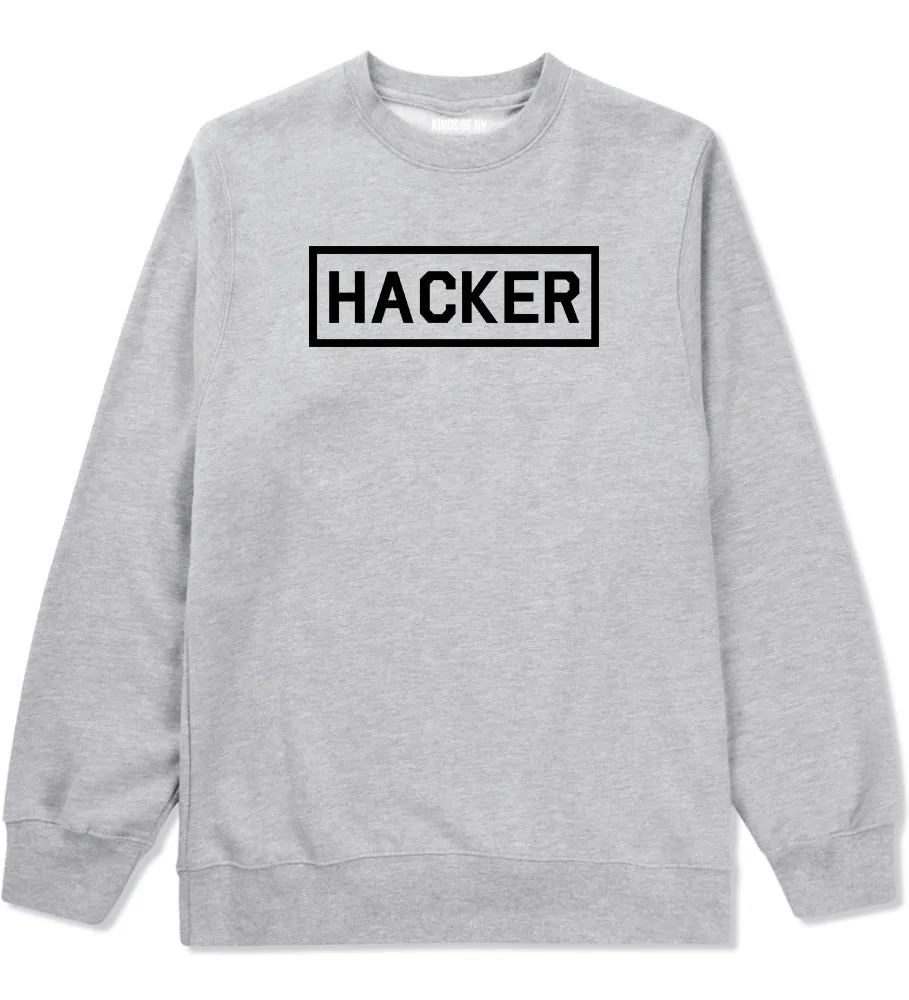 Hacker Computer Programmer Mens Crewneck Sweatshirt