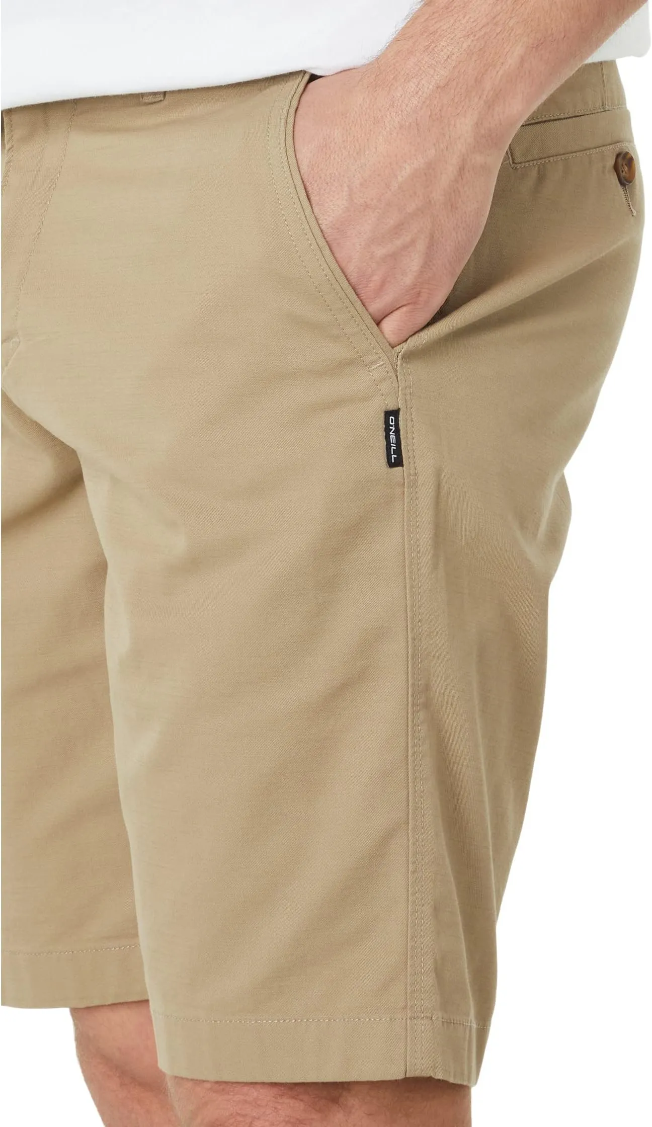 Jay 20" O'Neill Stretch Walking Shorts, Khaki