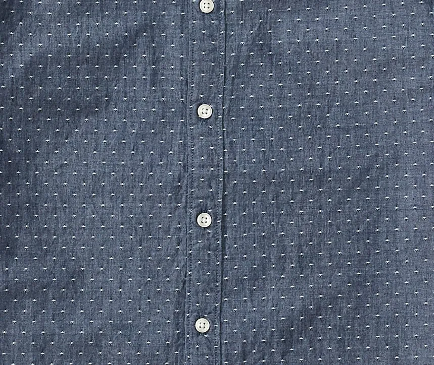 Joseph  - Japanese Dobby Chambray Short Sleeve Shirt