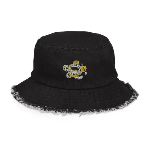 Kids After Hours Distressed Denim Bucket Hat  - Camp KAH