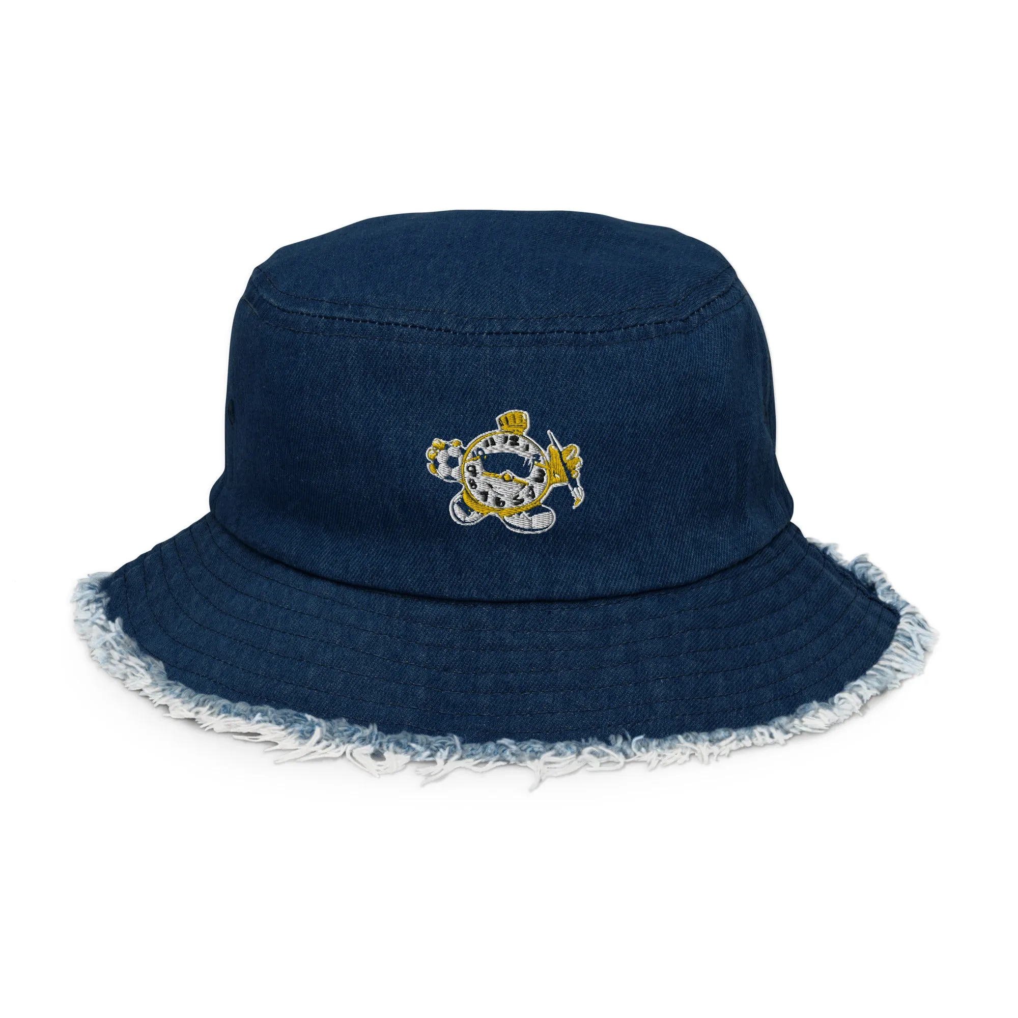 Kids After Hours Distressed Denim Bucket Hat  - Camp KAH