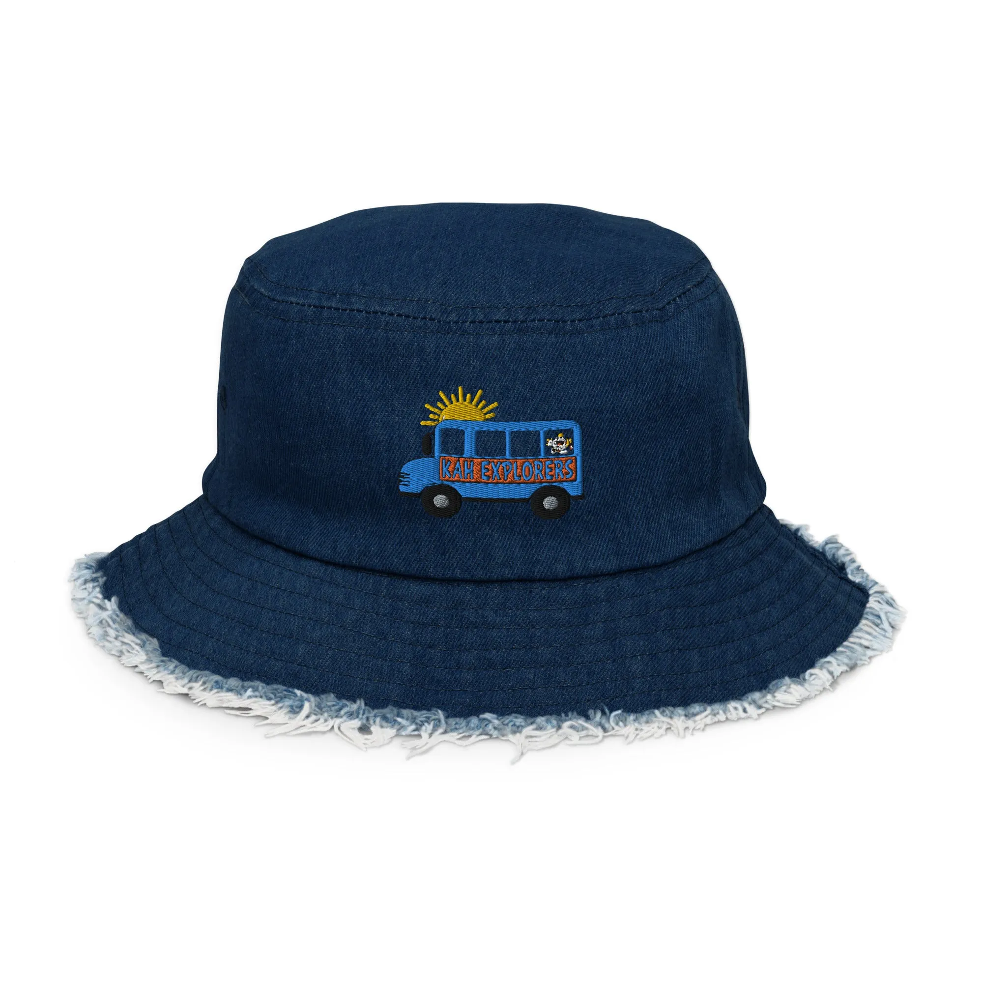 Kids After Hours Distressed Denim Bucket Hat