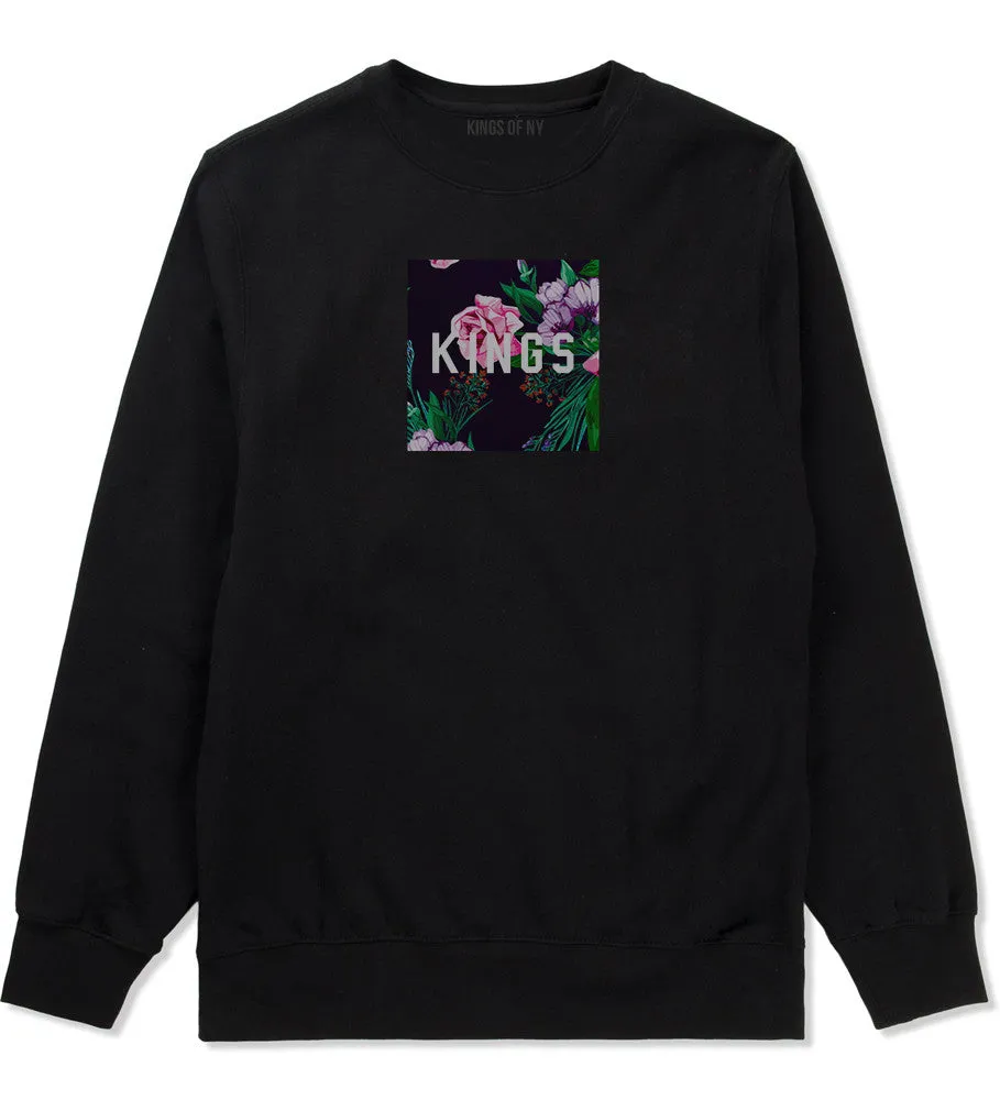 KINGS Floral Box Crewneck Sweatshirt