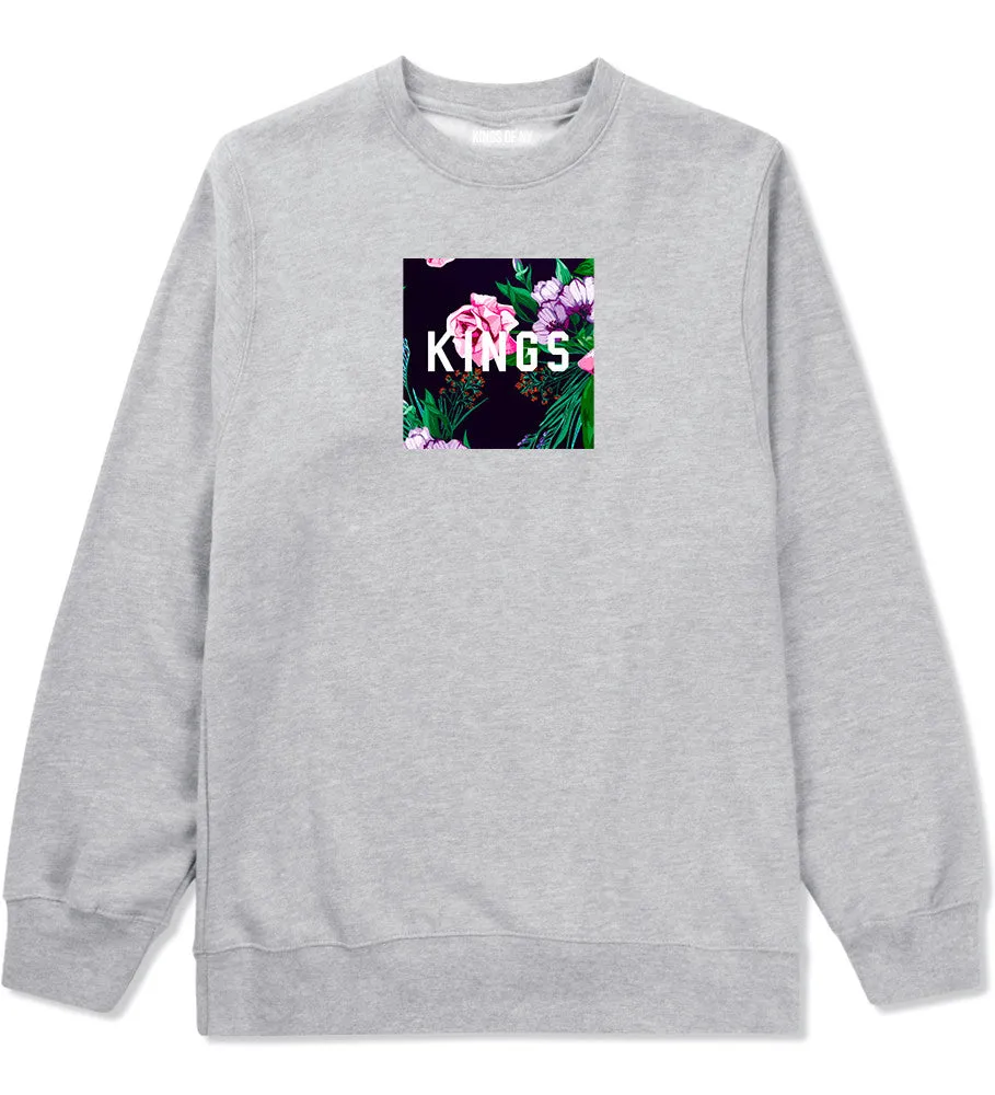 KINGS Floral Box Crewneck Sweatshirt