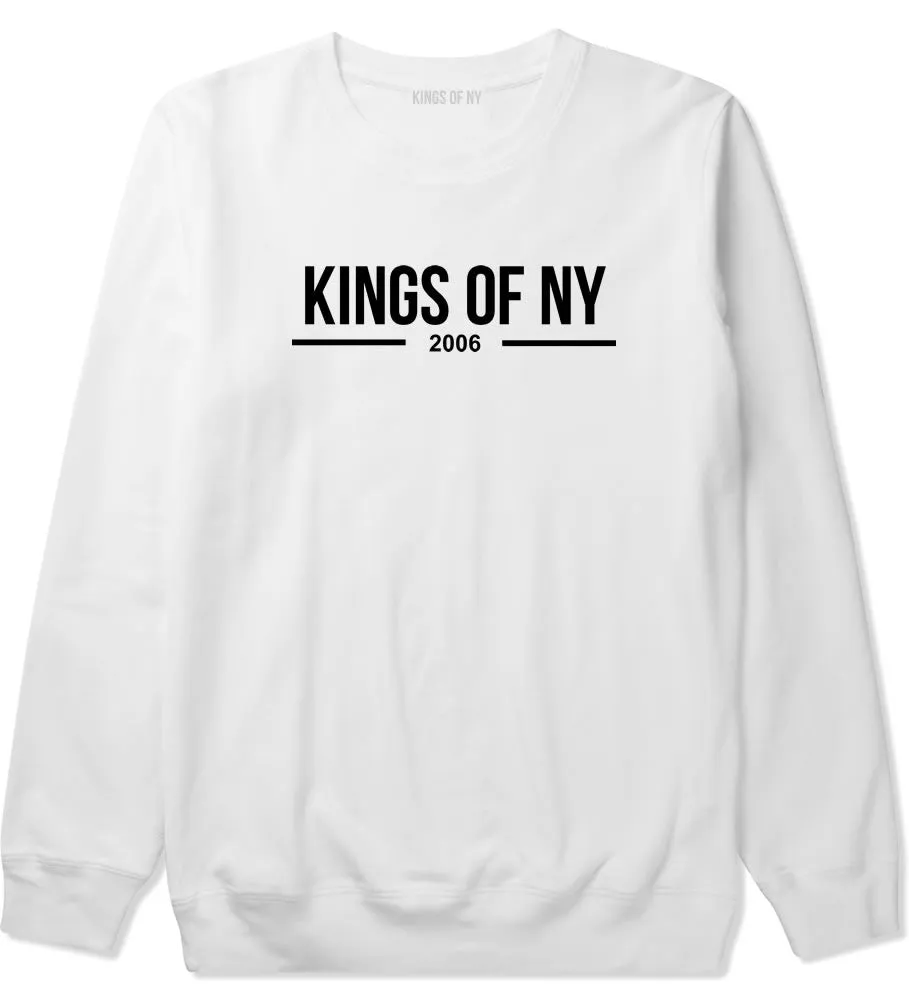 Kings Of NY 2006 Logo Lines Crewneck Sweatshirt