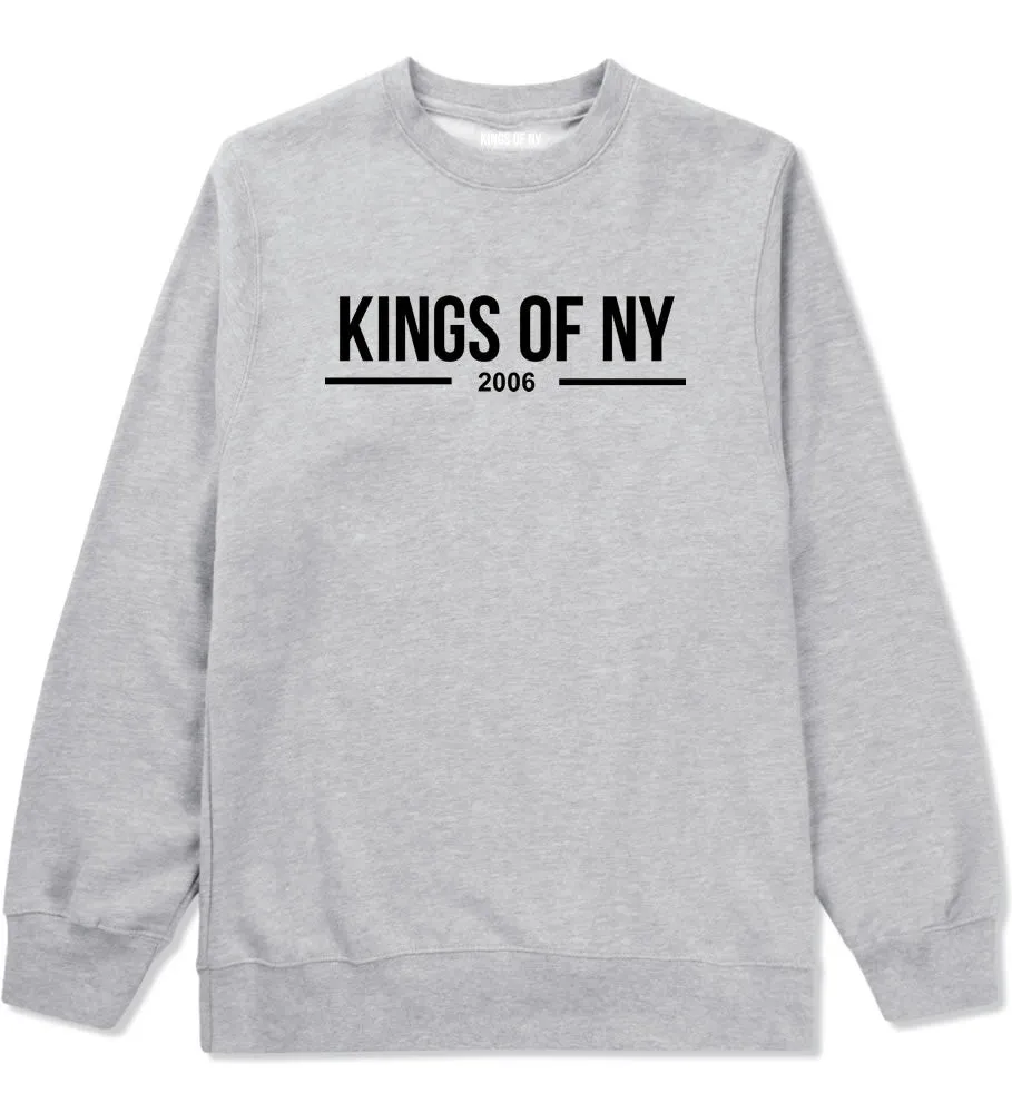 Kings Of NY 2006 Logo Lines Crewneck Sweatshirt