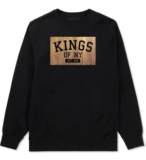 Kings Of NY Hardwood Basketball Logo Crewneck Sweatshirt