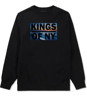 Kings Of NY Sunset Boys Kids Crewneck Sweatshirt