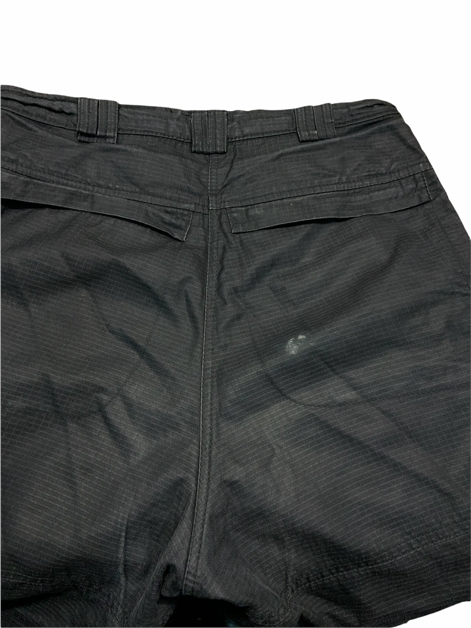 KIT DESIGN Men's Black Tactical Cargo Combo Shorts & Trousers Grade B