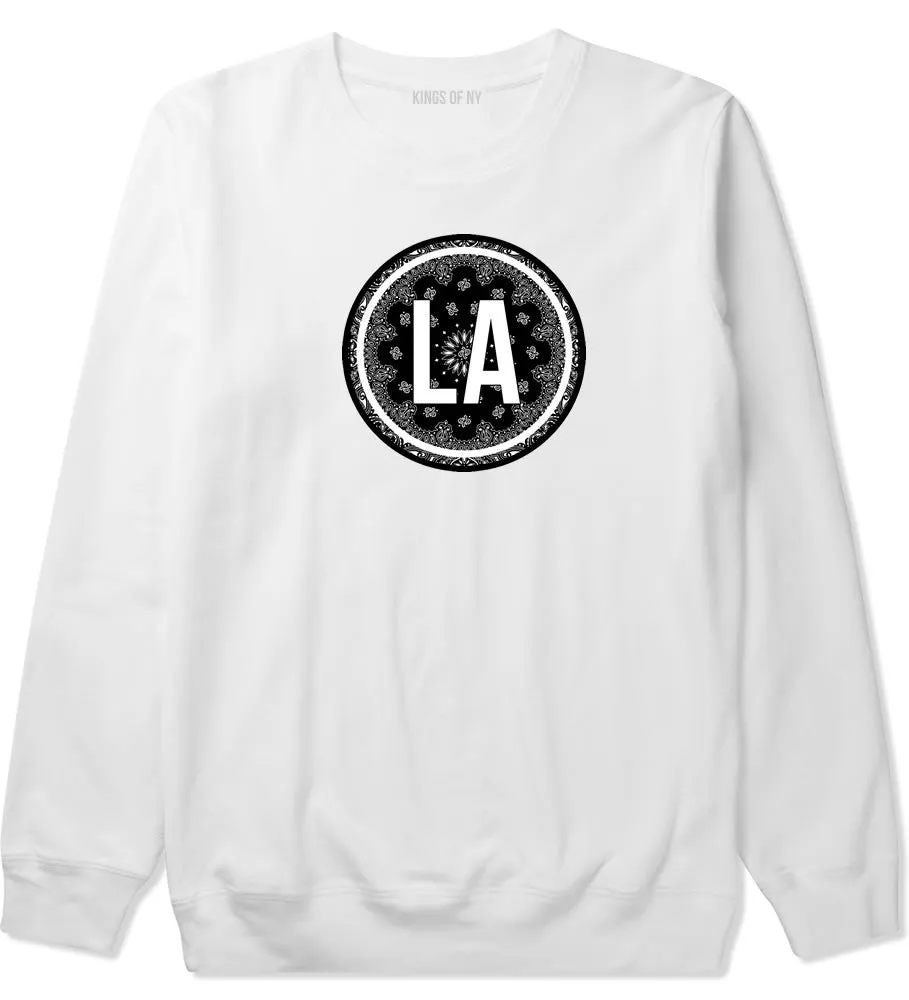 LA Bandana Print Los Angeles Crewneck Sweatshirt